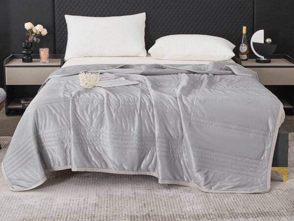 Hladni ljetni poplun CELIA, siva Dimenzije: 200 x 220 cm