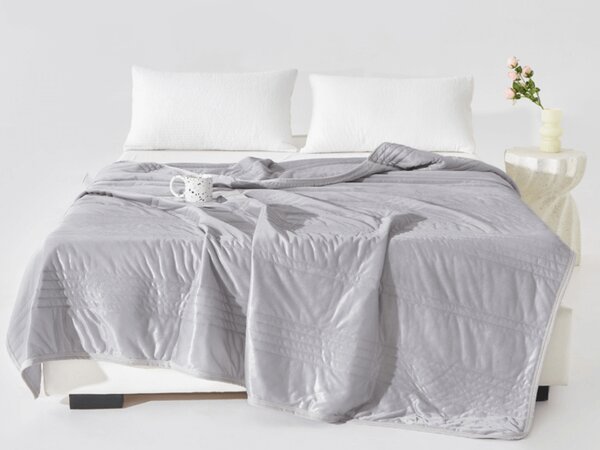 Hladni ljetni poplun CELIA, siva Dimenzije: 200 x 220 cm