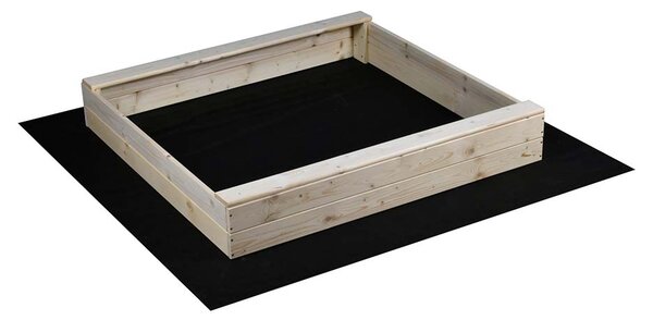 ATMOWOOD Drveni prirodni pješčanik 120 x 120 x 20 cm