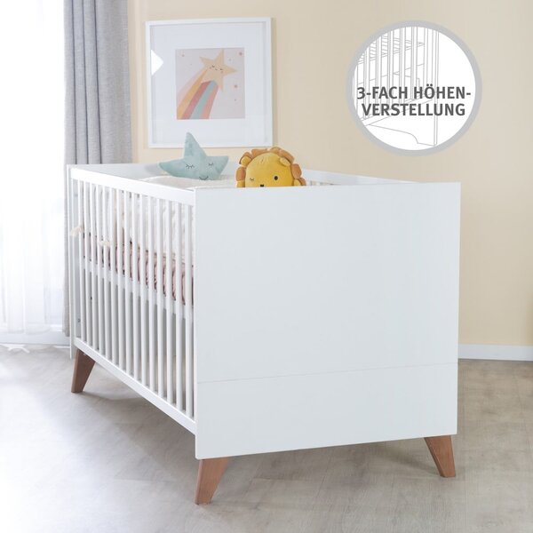 Bijeli/u prirodnoj boji dječji krevet 70x140 cm Ole – Roba