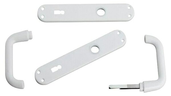 Set kvaka za vrata Everest (Aluminij, Zaobljen)