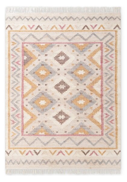 Krem ručno rađen juten tepih 120x170 cm Roya Imani – Elle Decoration