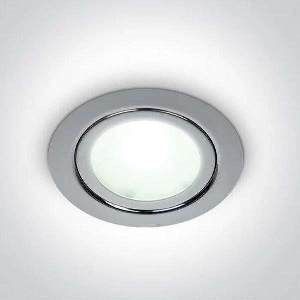 LED KUPAONSKA UGRADBENA SVJETILJKA KROM 12v/1w DM10101C/C/D