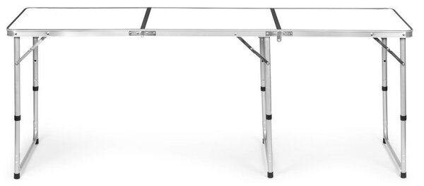 Sklopivi ugostiteljski stol 180 x 60 cm bijeli 3-dijelni