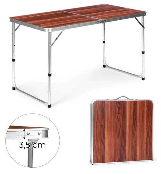Sklopivi ugostiteljski stol 120 x 60 cm sa imitacijom drveta