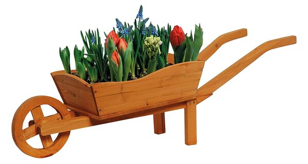 Dobar Drvena vrtna kolica za cvijeće 107 x 29 x 30 cm