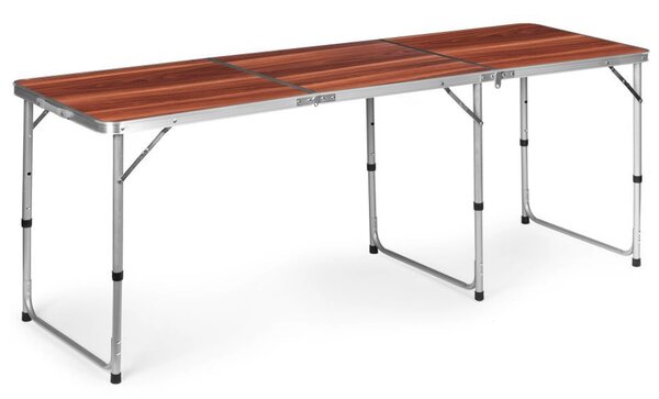 Sklopivi ugostiteljski stol 180 x 60 cm imitacija drveta 3-dijelni