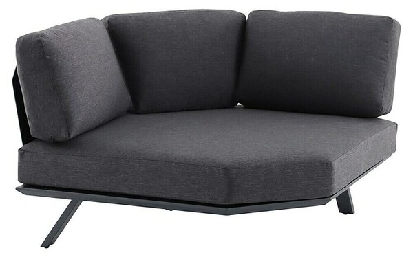 Sunfun Lumar Kutni element lounge garniture (D x Š x V: 115 x 115 x 68 cm, Tamnosiva)