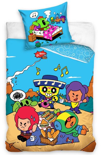 Carbotex Brawl Stars BRAWL211041-R Serviette De Plage Et De Douche