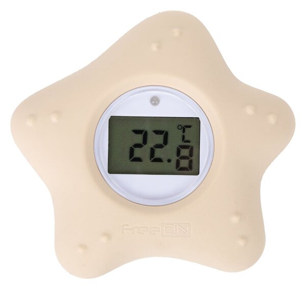 FREEON termometar za vodu digitalni Starfish beige