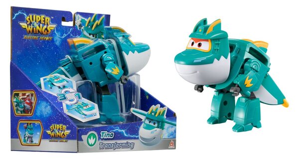 SUPER WINGS figura transforming Tino 13 cm