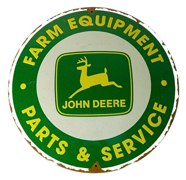 Metalni znak John Deere