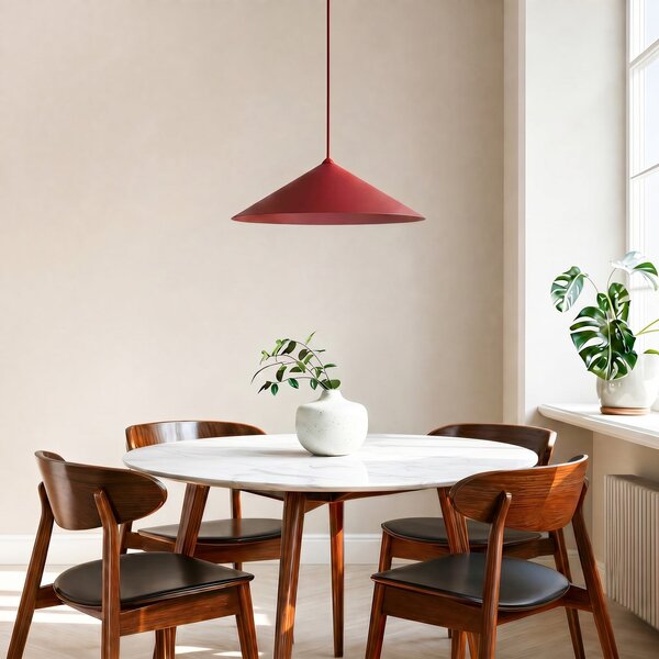 Viseće Svjetiljka TK Lighting, Lume XL, prigušiv, Crvena, Dnevna soba, Metal, Moderan
