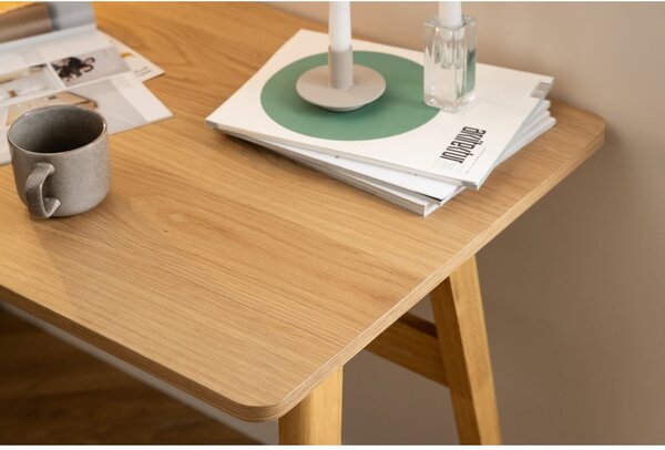 Radni stol u dekoru hrasta 60x120 cm Barnett – Actona