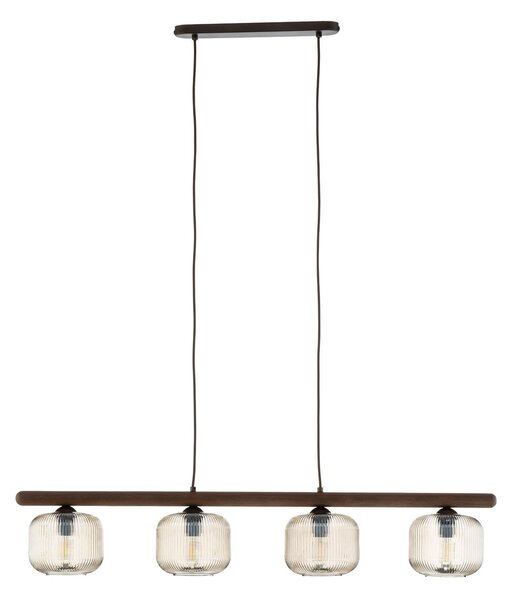 Viseće Svjetiljka TK Lighting, Salvia, prigušiv, Drvo, Dnevna soba, Staklo