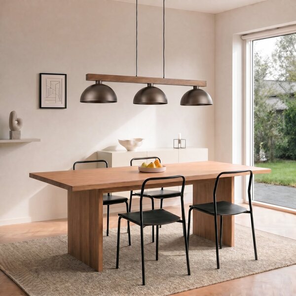 Viseće Svjetiljka TK Lighting, Oslo, prigušiv, Smeđa / hrđa, Dnevna soba, Metal, Moderan