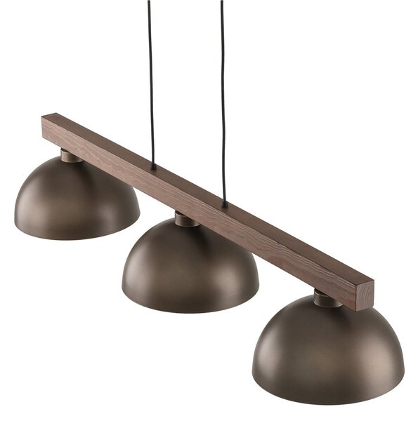 Viseće Svjetiljka TK Lighting, Oslo, prigušiv, Smeđa / hrđa, Dnevna soba, Metal, Moderan