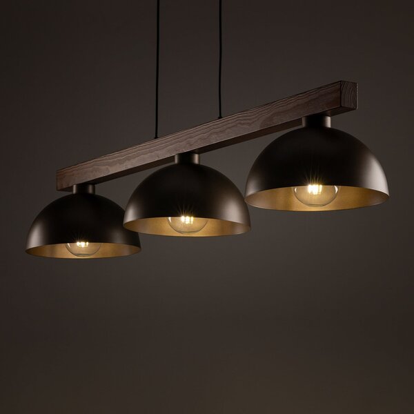 Viseće Svjetiljka TK Lighting, Oslo, prigušiv, Smeđa / hrđa, Dnevna soba, Metal, Moderan