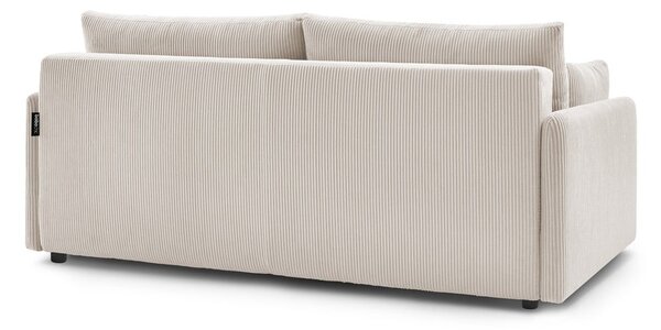 Bež sklopiva sofa od samta 211 cm Marcel – Bobochic Paris