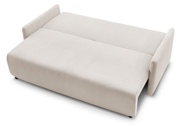 Bež sklopiva sofa od samta 211 cm Marcel – Bobochic Paris