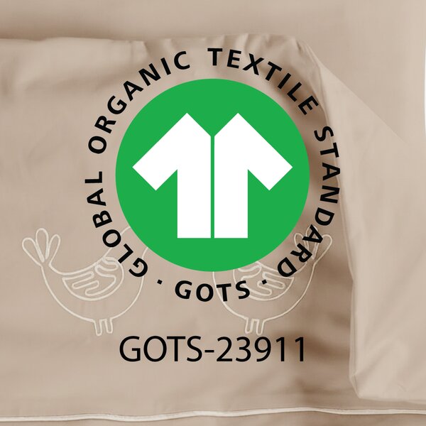 Posteljina Lia Organic MINI - Smeđa