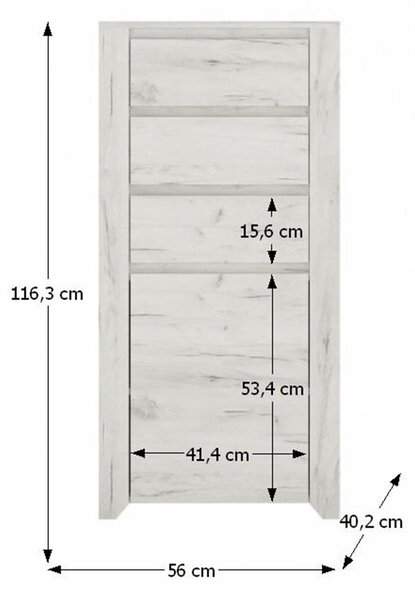 Zondo.hr Komoda Adamus Tip 35 1D3S . 788463