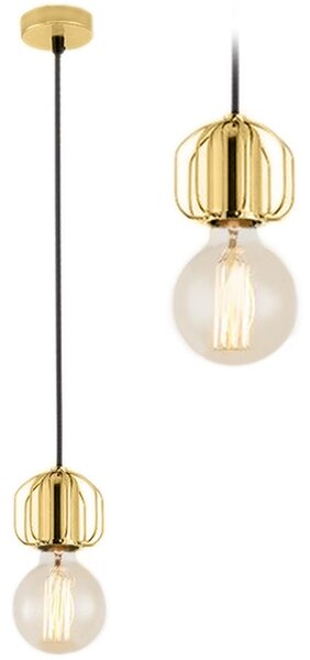 TOOLIGHT Stropna viseća svjetiljka Loft zlato APP592-1CP