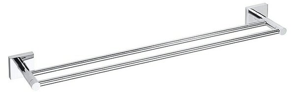 Bemeta Kupaonski držač ručnika Beta (Š x V: 65,5 x 5,5 cm, Srebrna)