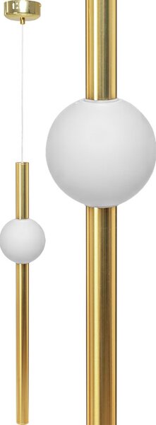 TOOLIGHT Stropna viseća svjetiljka duga LED zlatno bijelo APP475-CP