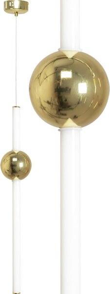 TOOLIGHT Stropna viseća svjetiljka duga LED bijelo zlato APP476-CP
