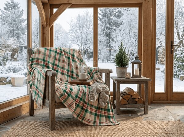 Mikropliš deka WINTER PLAID, šarena Dimenzije: 150 x 200 cm