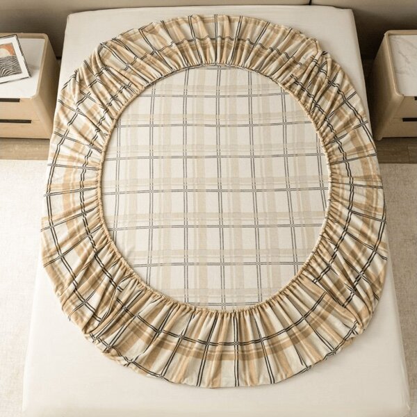 Plahta od mikroplyša PLAID 90x200 cm krem boje