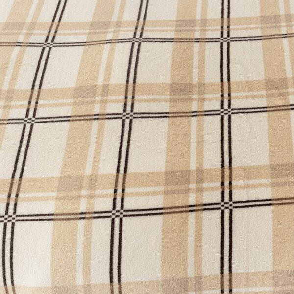 Plahta od mikropliša PLAID 160x200 cm kremasta