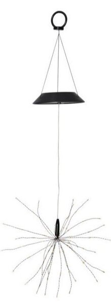 Vanjska solarna viseća LED svjetiljka s bijelim diodama Star Trading Firework, visina 50 cm