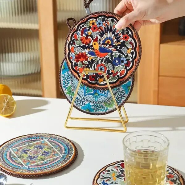 Keramički podmetač za lonce i tanjure – otporan na toplinu