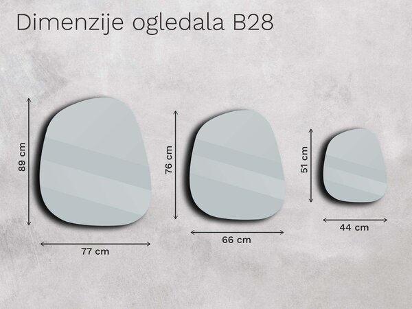 Brončano ogledalo Base B28