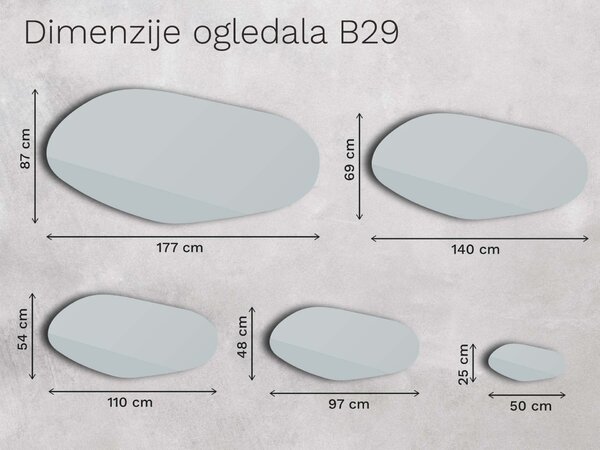 Brončano ogledalo Base B29