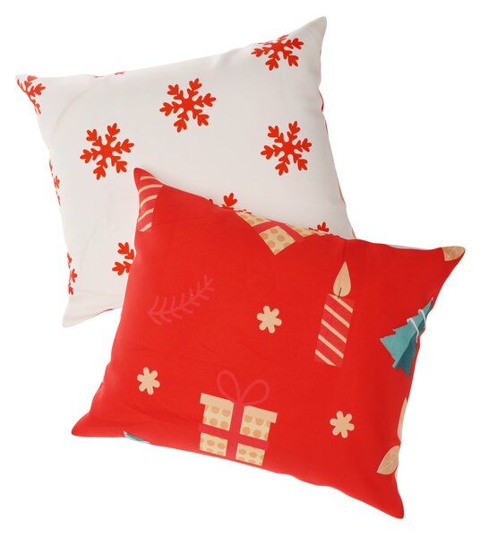 Set 2 jastučnica BOŽIĆNA SVIJEĆA I JELKA 40x50 cm