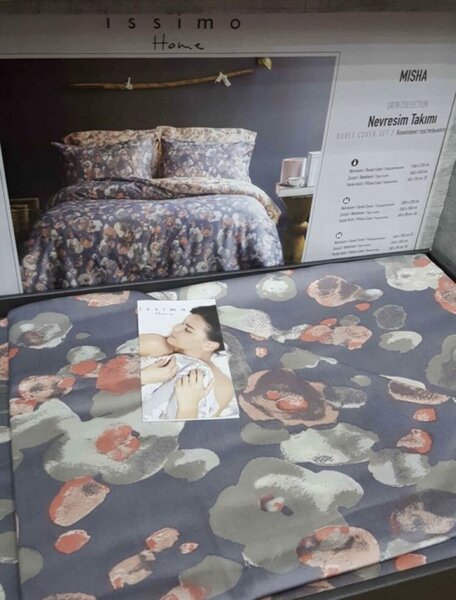 Posteljina s plahtom Misha Saten 140x200
