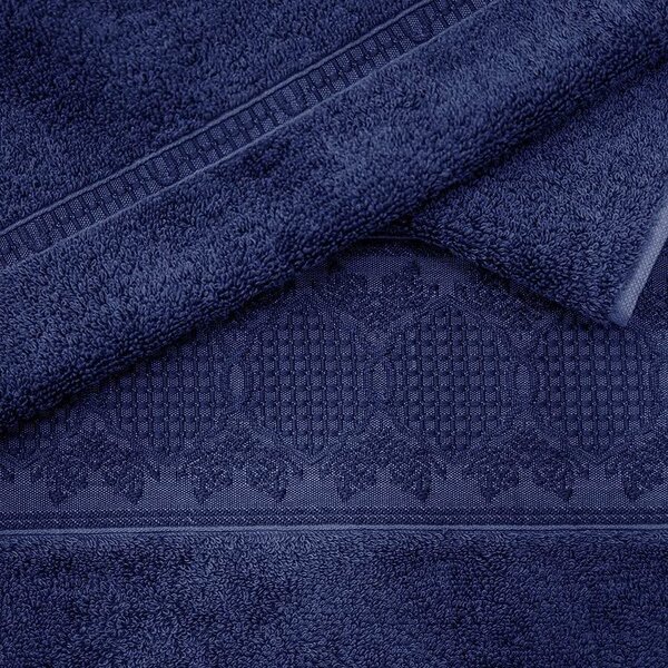 Ručnik Bamboo Jacquard Marsilya Navy 80x150