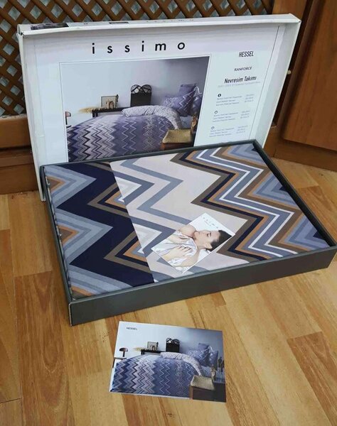 Posteljina s plahtom Hessel Pamuk 140x200x2