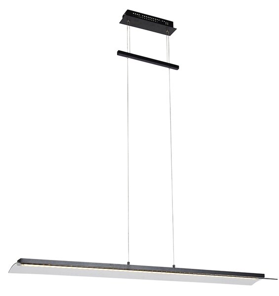 Moderne hanglamp zwart 125 cm dimbaar - Boone