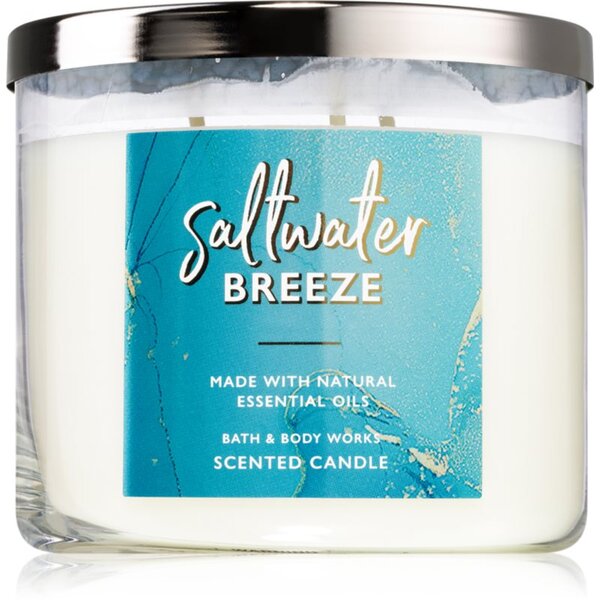Bath & Body Works Saltwater Breeze mirisna svijeća 411 g