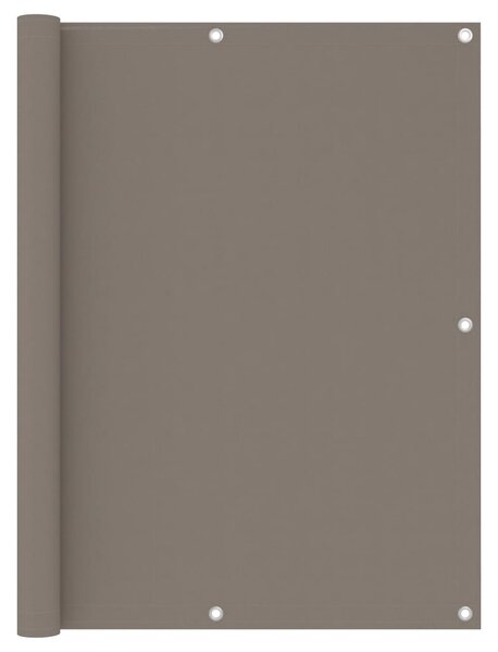 VidaXL Balkonski zastor smeđe-sivi 120 x 300 cm od tkanine Oxford