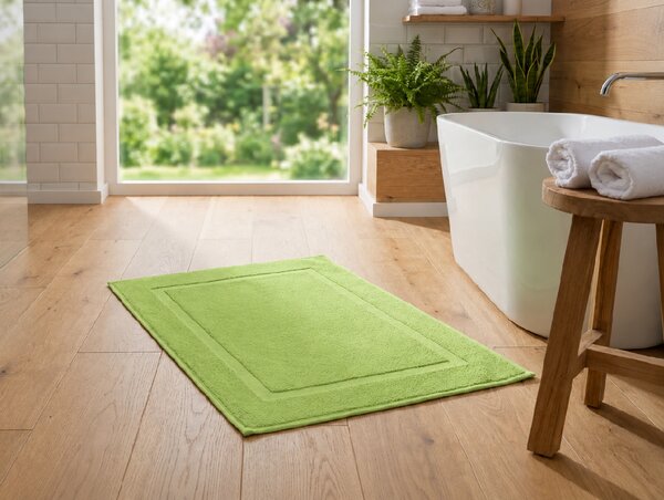 Hotelska prostirka COMFORT COLOR 50 x 75 cm, zelena