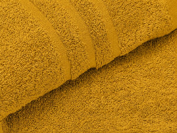 Ručnik CLASSIC COLOR 70 x 140 cm senf, 100% pamuk