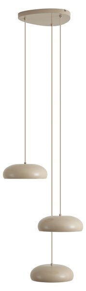 Retro visilica taupe s metalnim sjenilom sa 6 svjetala - Macaron