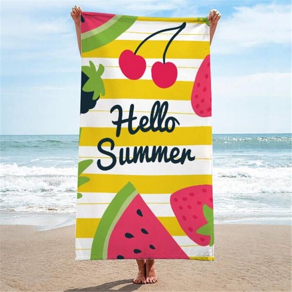 Ručnik za plažu Hello Summer Žuta