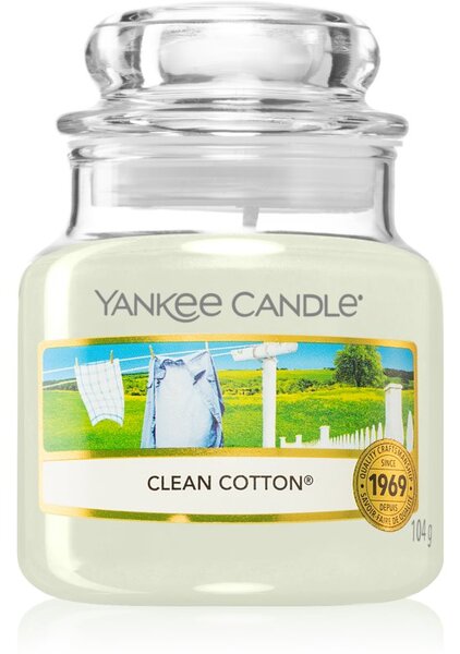 Yankee Candle Clean Cotton mirisna svijeća Classic velika 104 g