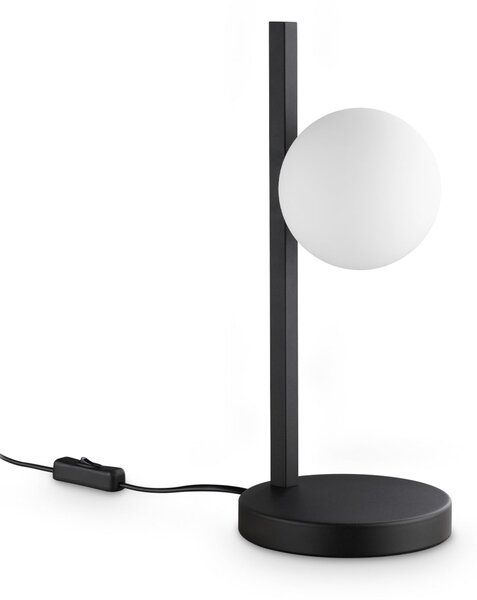 IDEAL LUX Ideal Lux Binomio stolna lampa, crna, visina 38 cm, metal, Crno, Dnevni boravak/blagovaonica, Metal